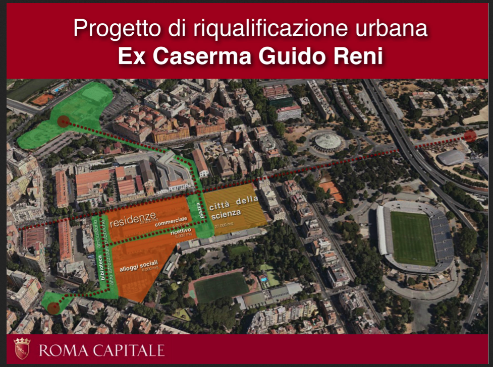 Urbanistica a Roma: dopo i laboratori di partecipazione, i concorsi per le caserme di via Guido Reni e per l’ex Fiera 