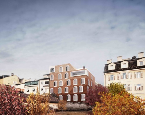 Innesto contemporaneo a Bolzano con l’hotel firmato dai giovani Perasso e Tolpeit 