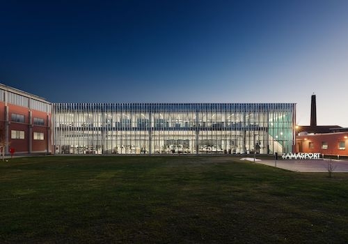 La slow architecture di Frigerio ha trovato casa con Zamasport e nel Ferrero Technical Center