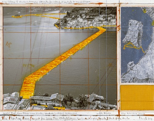 Land art d’autore. Christo e Celant (con Arup) al lavoro sul Lago di Iseo