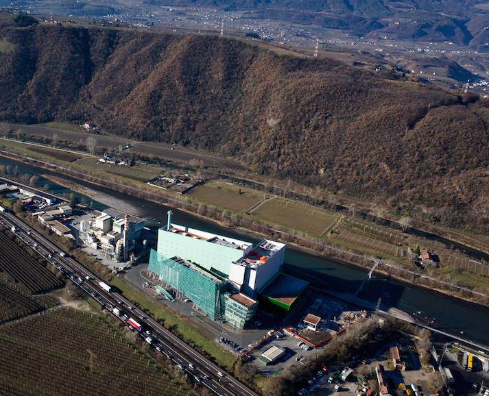 A Bolzano un termovalorizzatore che produce energia per 20mila alloggi