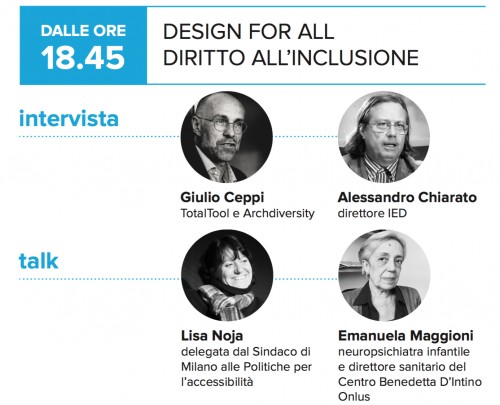 #paroleinchiostro Cercasi cultura e consapevolezza per promuovere il design for all 