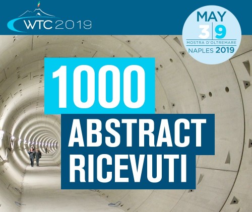 Sono 1000 gli abstract ricevuti per il 2019 World Tunnel Congress di Napoli