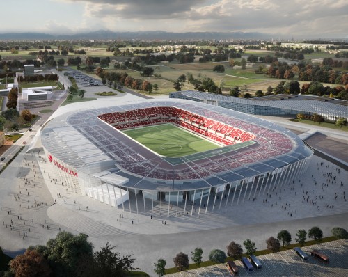 Progetto CMR e Sportium presentano il nuovo stadio del Padova Calcio