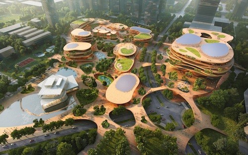 Mvrdv in Cina: un salotto urbano tridimensionale per l’università di Shenzhen 