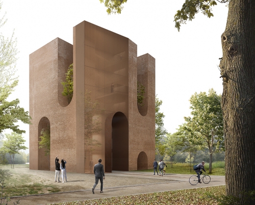 Torre uffici low-tech, firmata C+S Architects, vince un concorso in Belgio