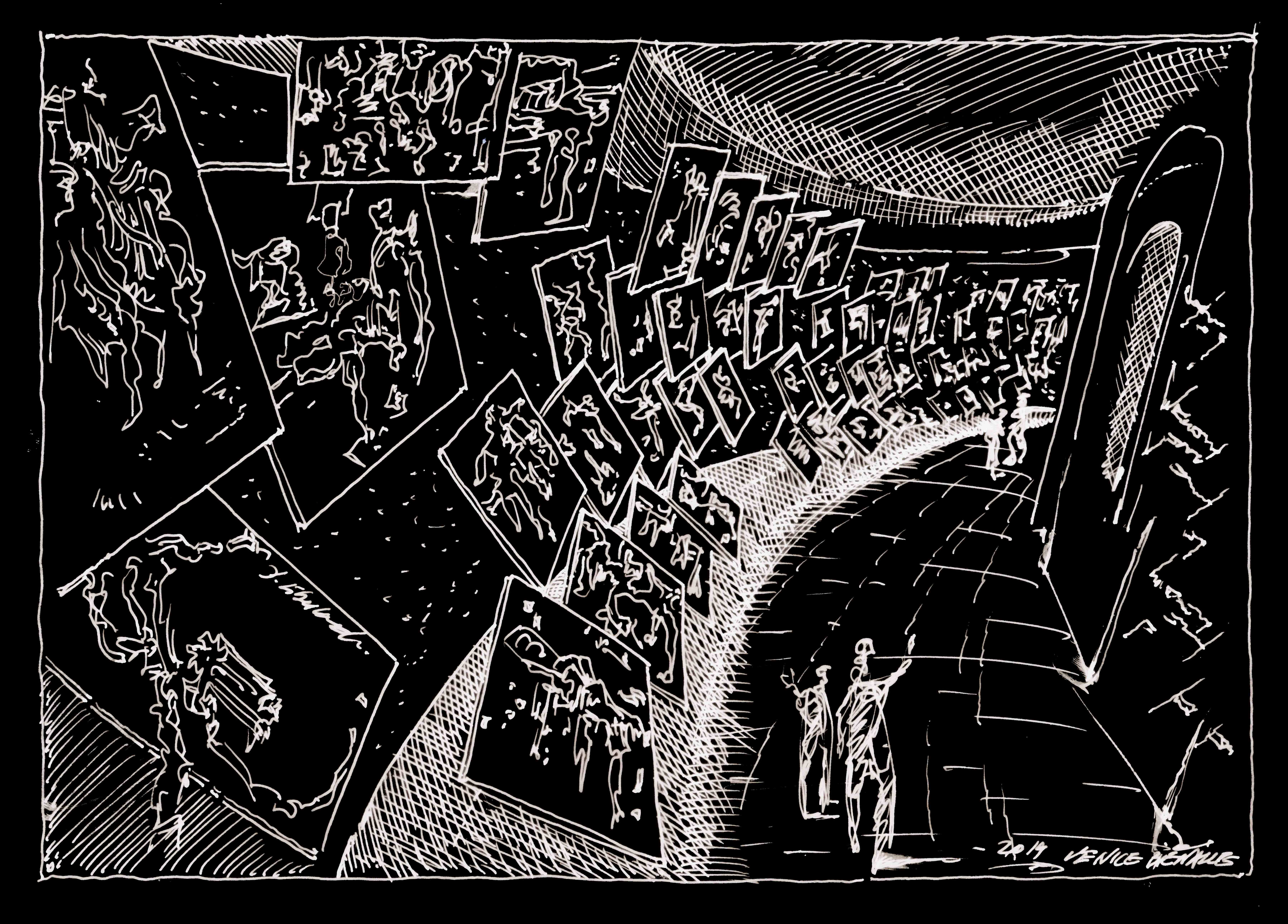 Cento disegni di Libeskind nel Padiglione Venezia
